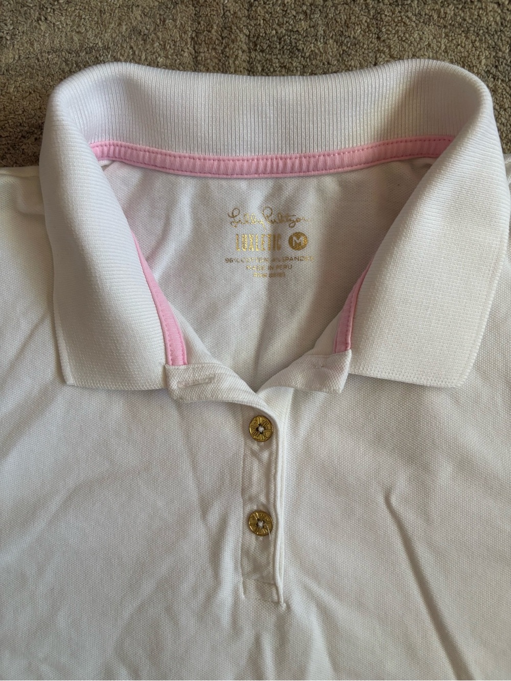Lilly Pulitzer White Sleeveless Polo Tank - Picture 4 of 5
